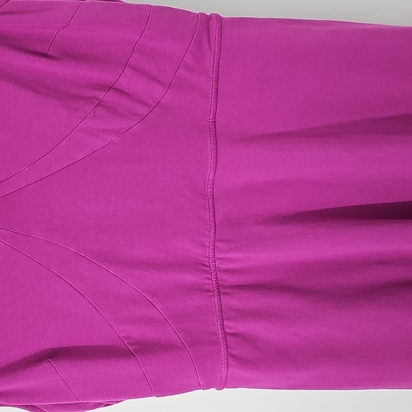 eshakti Pink Throwback 40s Vibe Flirty Fit&Flare Sleeveless Dress Pockets Sz:14 - Picture 5 of 11